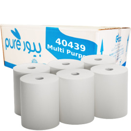 HAND TOWEL ROLL, AUTOCUT, 120M, 1X6ROLLS/CTN, 2PLY, 20CMX140MTRS