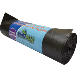 HDPE VIRGIN BIO DEGRADABLE GARBAGE BAGS ROLL 80CMX110CM, 45GAL, 20 BAGS/ROLL