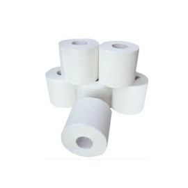 PURE TOILET ROLL TISSUE, 350SHEET, 17GSM, 2PLY, EMBOSSED, 10CMX10CM