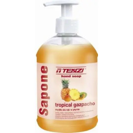 Sapone Tropical Gazpacho 0.5LTR, Liquid Soap for Hands and Body with Delicate Tropical Fruits Aroma