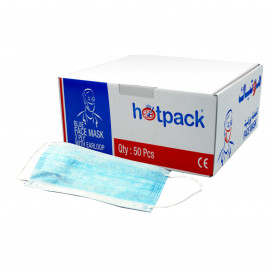 Hotpack-Face Mask 3ply - 50 Pieces ( 20 Packs Per Carton )