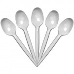 White Mini Spoon