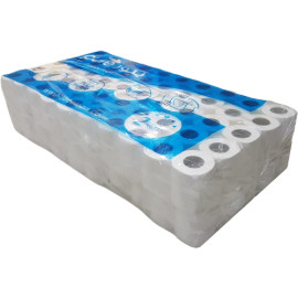 TOILET ROLL TISSUE, 350SHEET, 17 GSM, THICKNESS, 2PLY, PLAIN, 10CMX10CM