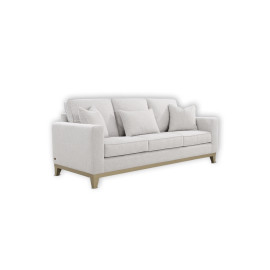 Classic Design Modish Touch Sofa (3-Seater, Design 1, Light Grey)