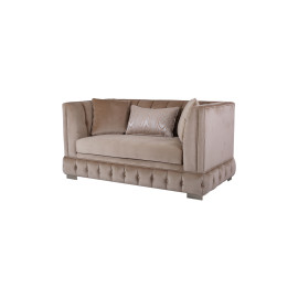 Modern Style, Elegant and Durable Sofa (2-Seater, Design11, Beige)
