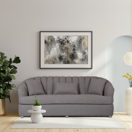 Modern Style, Elegant and Durable Sofa (3-Seater, Design14, Grey)