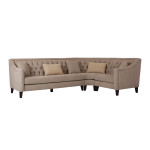 L Shaped Modern Style Elegant and Durable Sofa (Set 1, Design 19)