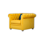 Classic Design Modish Touch Sofa (1 Seater, Design2, Yellow)