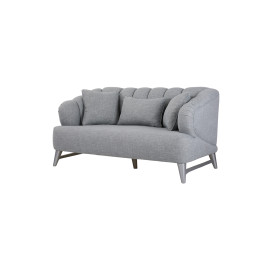 Modern Style, Elegant and Durable Sofa (2-Seater, Design3, Light Blue Grey)