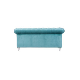 Modern Style, Elegant and Durable Sofa (2-Seater, Design4, Greenish Blue)
