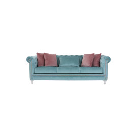 Modern Style, Elegant and Durable Sofa (3-Seater, Design4, Greenish Blue)