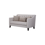 Modern Style, Elegant and Durable Sofa (2-Seater, Design6, Silver Grey)