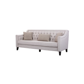 Modern Style, Elegant and Durable Sofa (3-Seater, Design6, Silver Grey)
