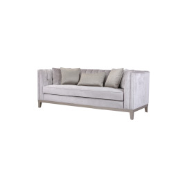 Modern Style, Elegant and Durable Sofa (3-Seater, Design7, Light Pink)