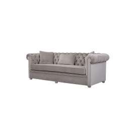 Modern Style, Elegant and Durable Sofa (3-Seater, Design8, Grey)