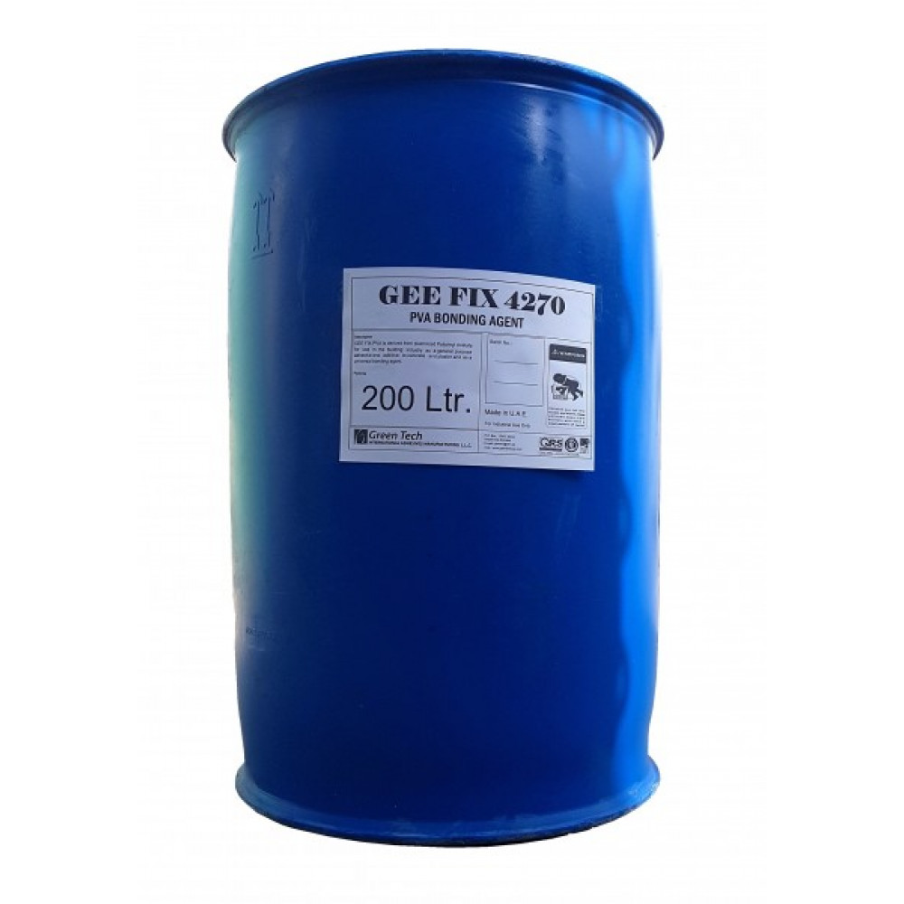 GEE FIX PVA 4270 (BONDING AGENT) 200 Liter per Drum