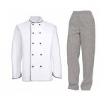CHEF JACKET AND TROUSERS MEN AND WOMEN