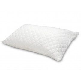 White Quilted Cloudy Pillow