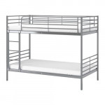 Metal Bunk Bed silver 28kg-190cm X 90cm X 90cm