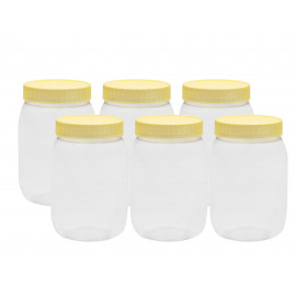 Chemco Round PET Jar 1000 ml / Plastic Container