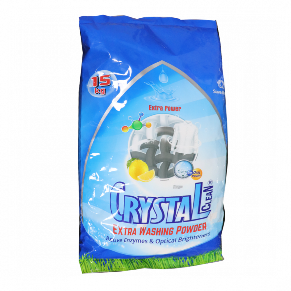 Crystal Clean Extra Washing Powder  15 KG