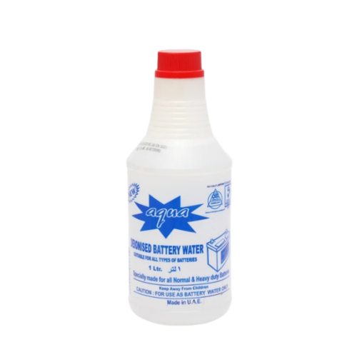 AQUA DEIONISED BATTERY WATER 1 LTR (12 pcs per carton) Sinaha Platform