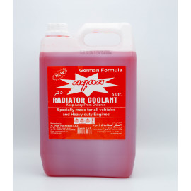 AQUA RADIATOR COOLANT RED 5 LTR ( 4 Pieces Per Carton )