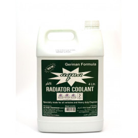 AQUA RADIATOR COOLANT GREEN 4 LTR ( 4 Pieces Per Carton )