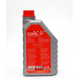COOL-X RADIATOR COOLANT RED 50% 1 Liter ( 12 Pieces Per Carton )