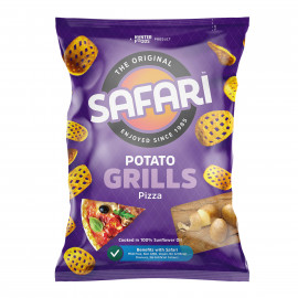 Safari Potato Grills – Pizza 60 grams (16 pieces per carton)