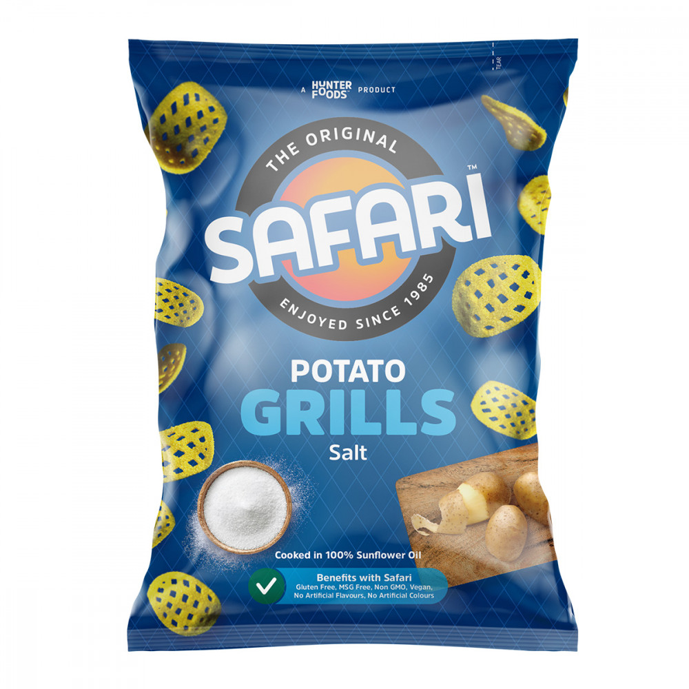 Safari Potato Grills – Salt 60 grams (16 pieces per carton)