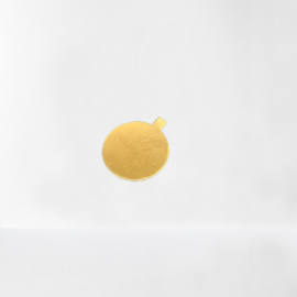 ROUND CAKE BOARD GOLD FOR SINGLE CAKE PIECE 12 CM (100 PIECES PER CARTON)