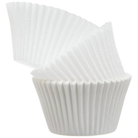 BAKING PAPER CAKE CUPS WHITE 5.5 CM 1000 PIECES (50 PACKETS PER CARTON)