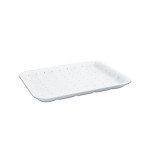 MEAT TRAY FOAM ABSORBENT WHITE 265 X 189 X 20 ML (250 Pieces Per Carton)