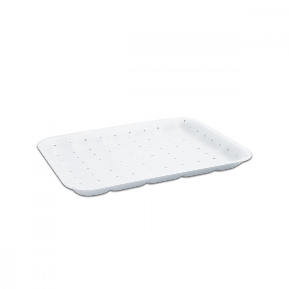 MEAT TRAY FOAM ABSORBENT WHITE 216 X 152 X 120 ML (500 Pieces Per Carton)