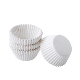 BAKING PAPER CAKE CUP WHITE 10.5 CM (1000 PIECES X 25 PACKETS)