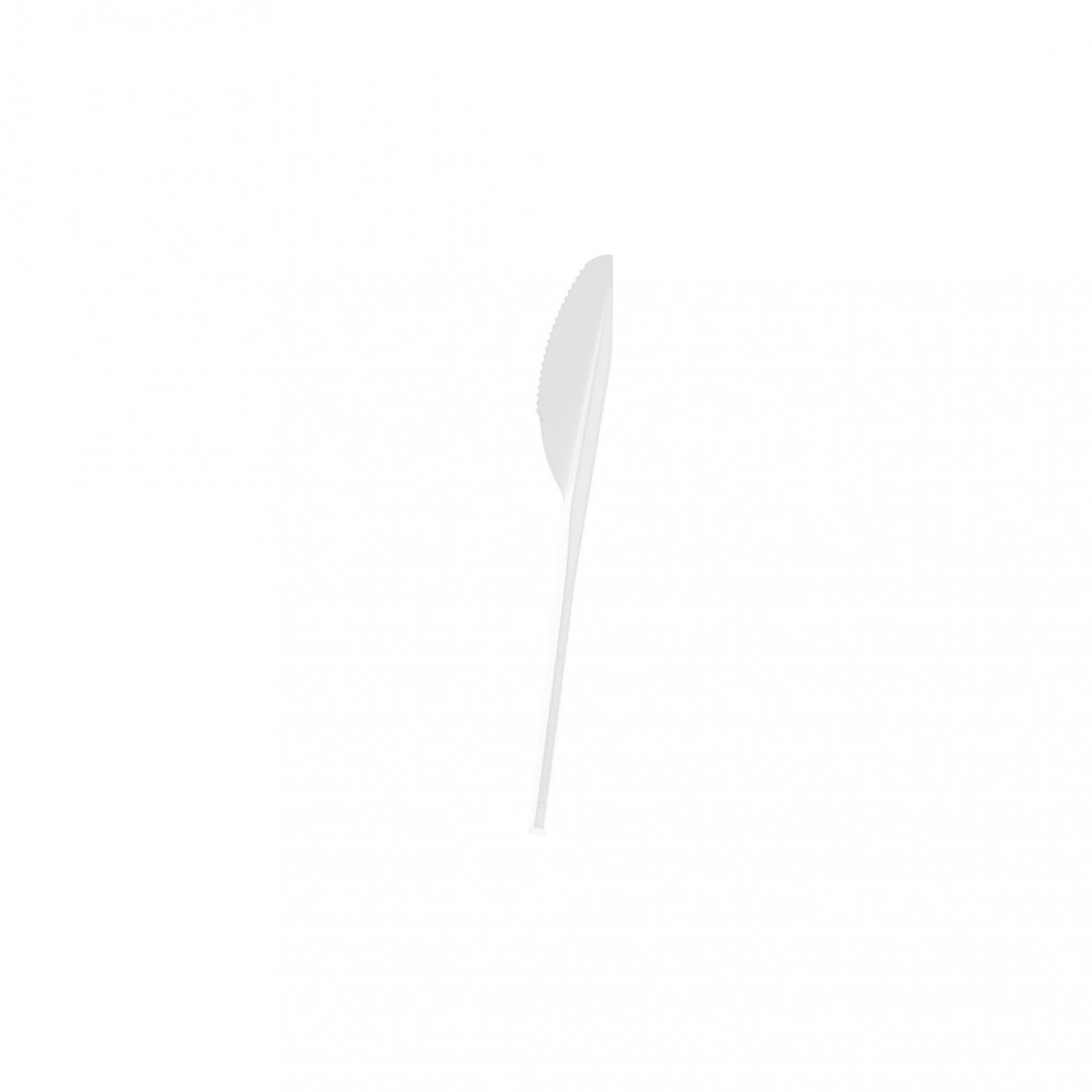 PLASTIC WHITE NORMAL KNIFE (2000 PIECES PER CARTON)