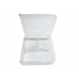 MICROWAVE CONTAINER 5 COMPARTMENT WITH LID (150 PIECES PER CARTON)