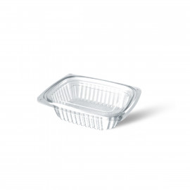 PLASTIC CLEAR CONTAINER 16 OUNCE  WITH LIDS (250 PIECES PER CARTON)