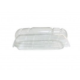 CLEAR HOTPACK CONTAINER 9 INCH (BUGUTTE BOX) (400 PIECES PER CARTON)