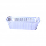 ALUMINIUM BROAST CONTAINER BASE WITH LID 248X150X60MM (800 PIECES PER CARTON)