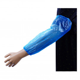 PLASTIC HAND SLEEVE BLUE 100 PIECES (20 PACKETS PER CARTON)