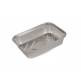 ALUMINIUM CONTAINER BASE WITH LID 260X192X50MM (400 PIECES PER CARTON)