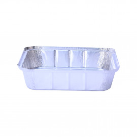 ALUMINIUM CONTAINER BASE WITH LID 244X244X48MM (200 PIECES PER CARTON)