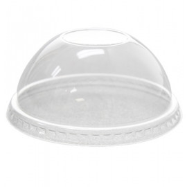 DOME LID FOR PET JUICE CUP 4/8/10 OZ WITHOUT HOLE 78 MM DIAMETER  | 1000 PIECES