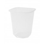 DELI CONTAINER WITH LID FLAT SQUARE 32OZ - PET| 500 PIECES