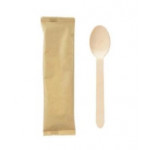 WOODEN SPOON INDIVIDUALLY WRAPPED | 500 PIECES