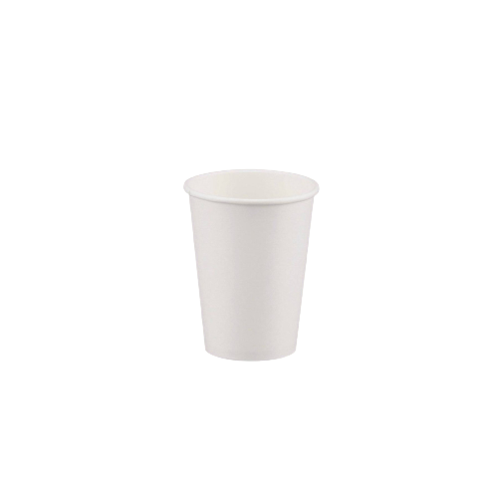 SINGLE WALL PAPER CUP WHITE 8 OZ (1000 PIECES PER CARTON)