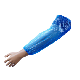 PLASTIC HAND SLEEVE BLUE 100 PIECES (20 PACKETS PER CARTON)
