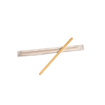 DISPOSABLE WOODEN WRAPPED COFFEE STIRRER 19 CM (5000 PIECES PER CARTON)